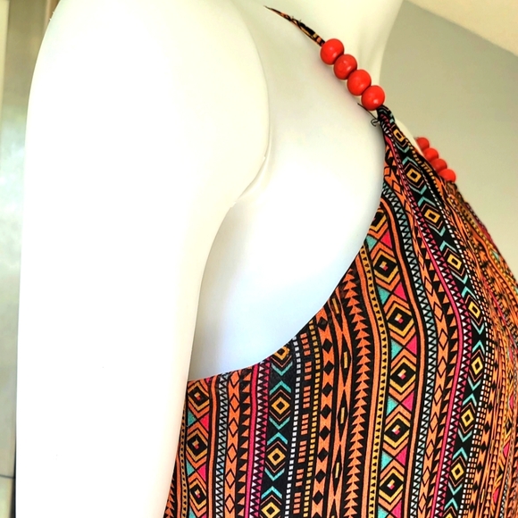 Tango Boho Strappy Maxi Dress Size 36 - Picture 2 of 10